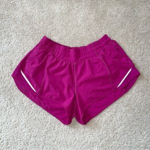 Lululemon Hotty Hot Shorts Ripened Raspberry